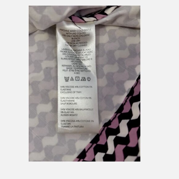 Maeve Anthropologie The Colette Purple Patterned Mini Skirt With Pockets size XL - Picture 9 of 9